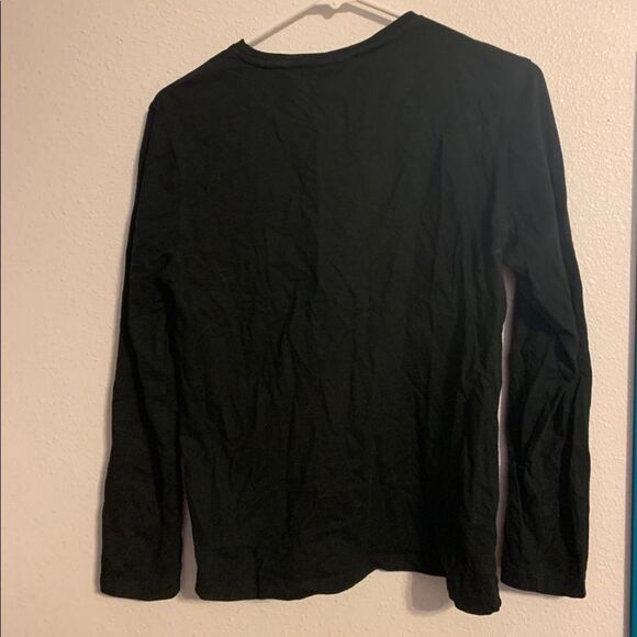 Mc Sportswear Medium Black Long Sleeve Shirt - Picture 3 of 4